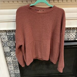 Maurices Dusty Pink Crew Neck Sweater